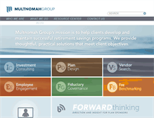 Tablet Screenshot of multnomahgroup.com